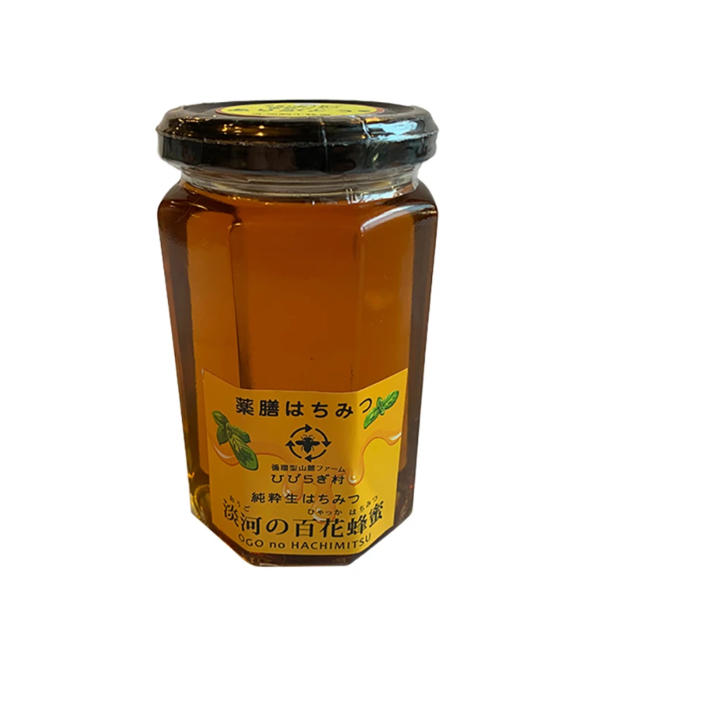 
Japanese hot sale healthy glass bottles fresh natural brands honey 