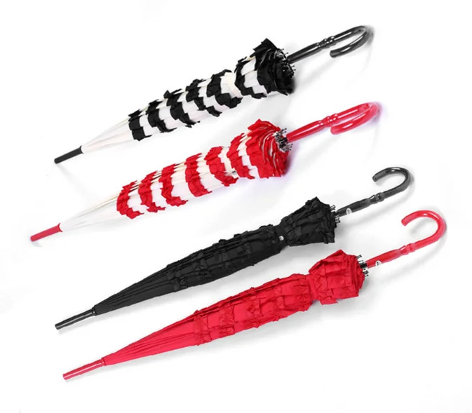 Винтажный кружевной зонтик Готический Лолита для прогулок Защита от УФ-лучей свадебное украшение реквизит косплея фотосессии