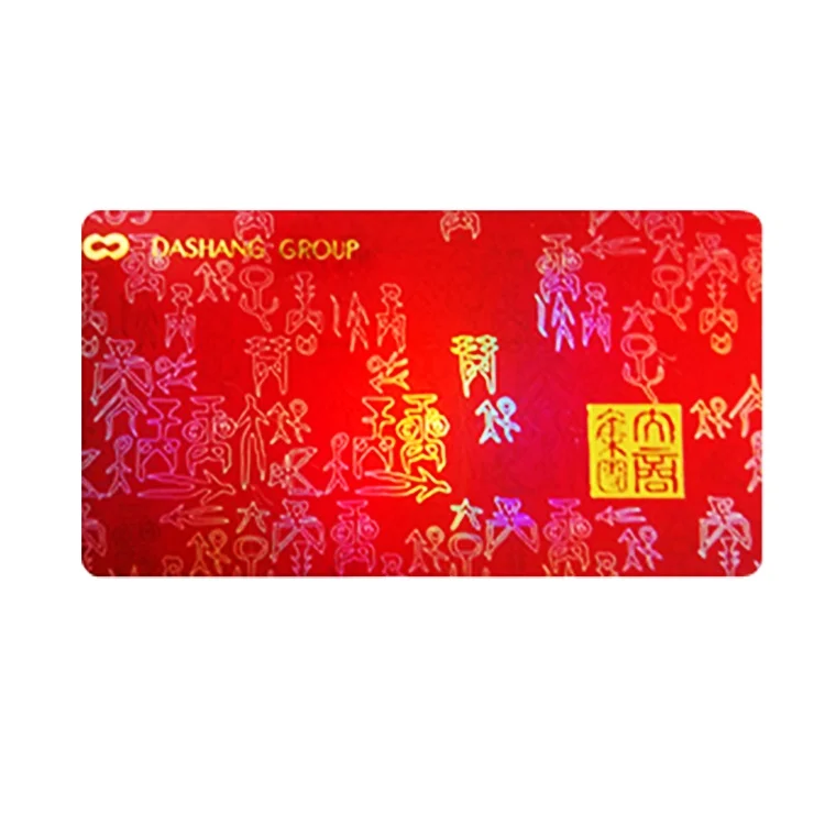 Customized PVC Membership Magnetic Strip Card Hot Stamp Laser Craft Plastic Chip Card