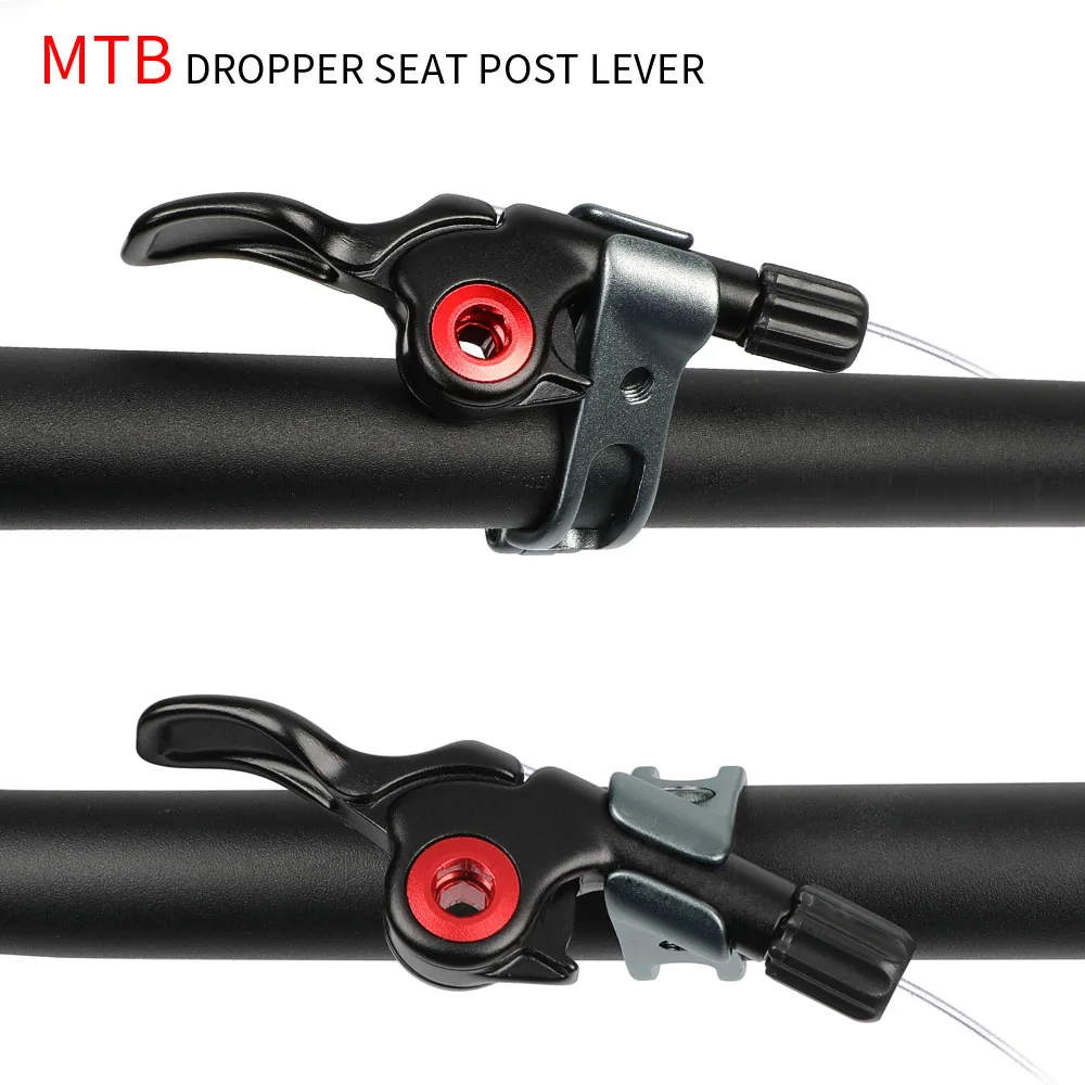 Aluminum Alloy Remote Bicycle Seatpost Dropper Wire Control Mountain Mtb Road Bike Seatpost Switch Adjustable Lever