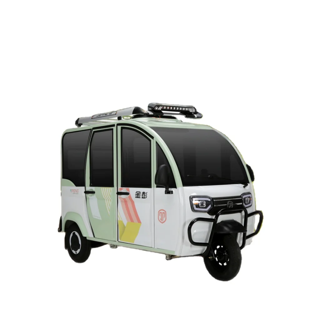 Трехколесный Электрический трехколесный мотоцикл JINPENG 60 В напряжение 1000 Вт мощный моторизованный пассажирский с открытым кузовом
