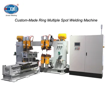 Multi-thickness Workpiece MF Robotic Gun Spot Welding Machine For Automobile Manufacturing