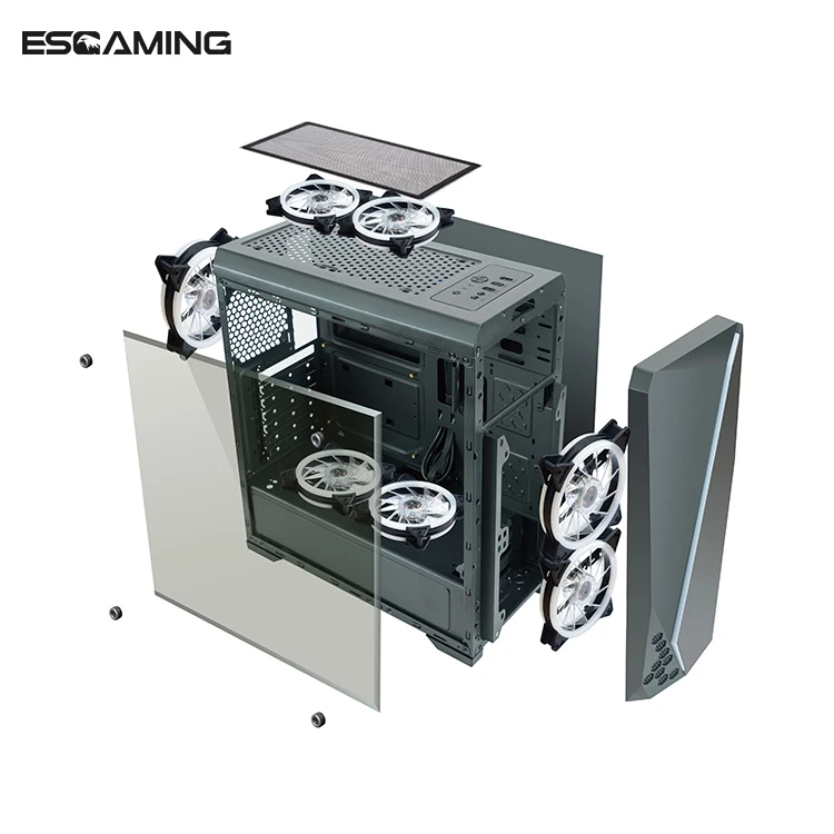 
Hot sale colorful mini tower case itx for Gaming pc 