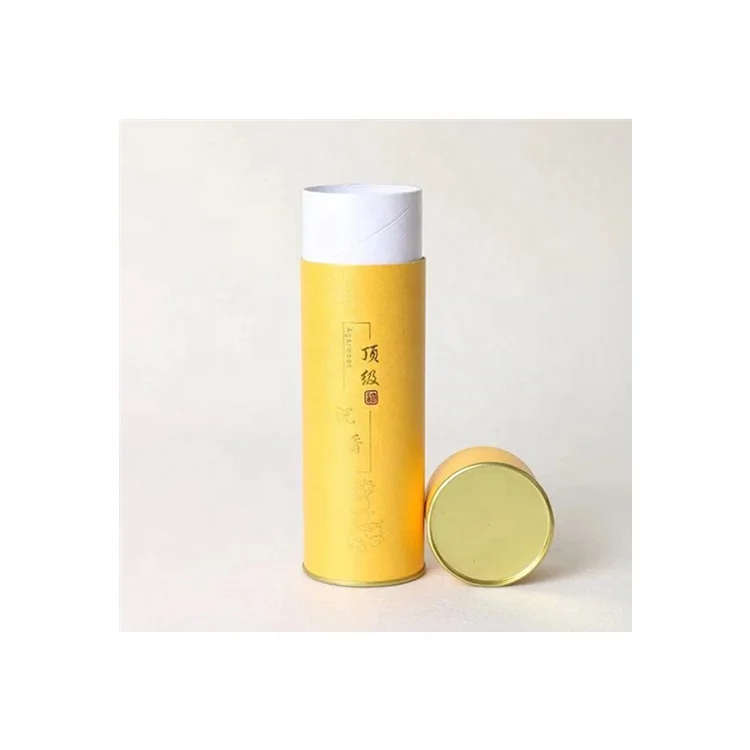 
Biodegradable Cylinder Tube Cardboard Box Capsulse Bean Boxes Unique Coffee Packaging 