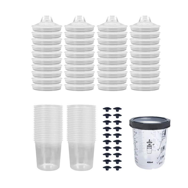 400ml Spray Paint Cup for Car Painting Cup with Lids Customizable Color