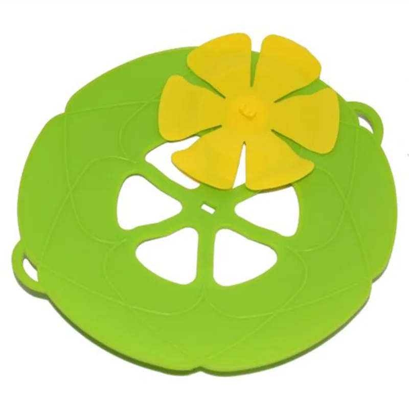 Creative 30cm Kitchen Tools Splash-proof Anti Overflow Silicone Pot Lid Cover