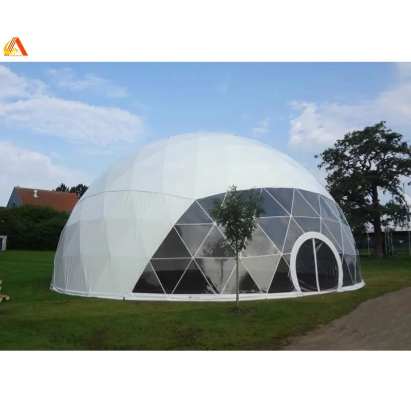 Heavy Duty Waterproof 500 People Outdoor Event Clear Geodesic dome House tent