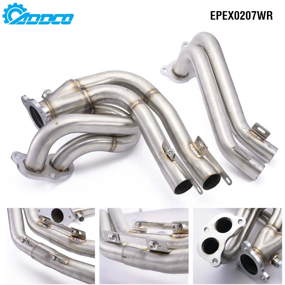 ADDCO - EPMAN для Subaru Lmpreza WRX STI 2002-2007 2.0L 2.5L турбо выхлопной коллектор из нержавеющей стали + вверх-труба EPEX0207WR