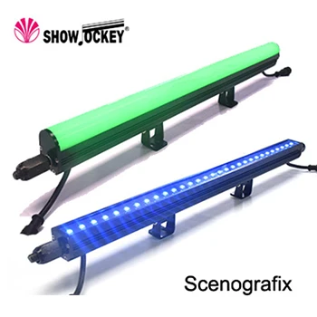 Диммируемая светодиодная цифровая трубка Showjockey DMX Пиксельная планка Матрица лента RGB для сцены с 3D структурами