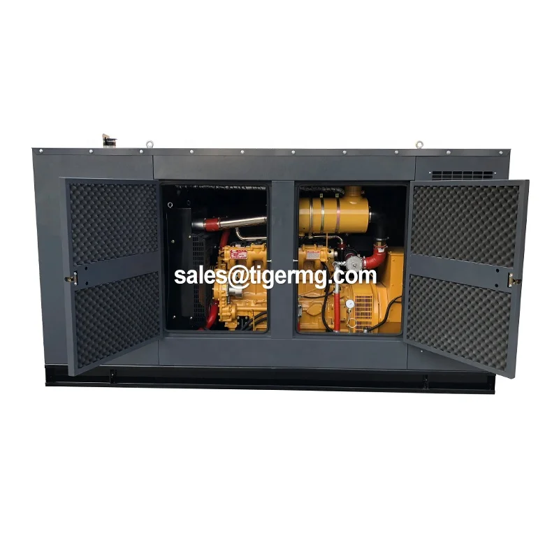 Factory supply high efficiency natural gas generator 50kw with chp boiler