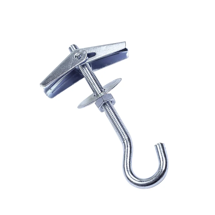 Steel Spring Toggle Anchor With Screw And C-TYPE HOOK