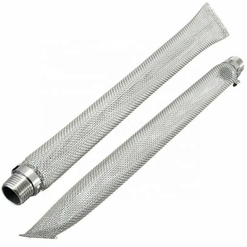 6' 12' 304 Stainless steel mesh Homebrew Beer Mash filter bazooka tube 1/2 inch threaded connection