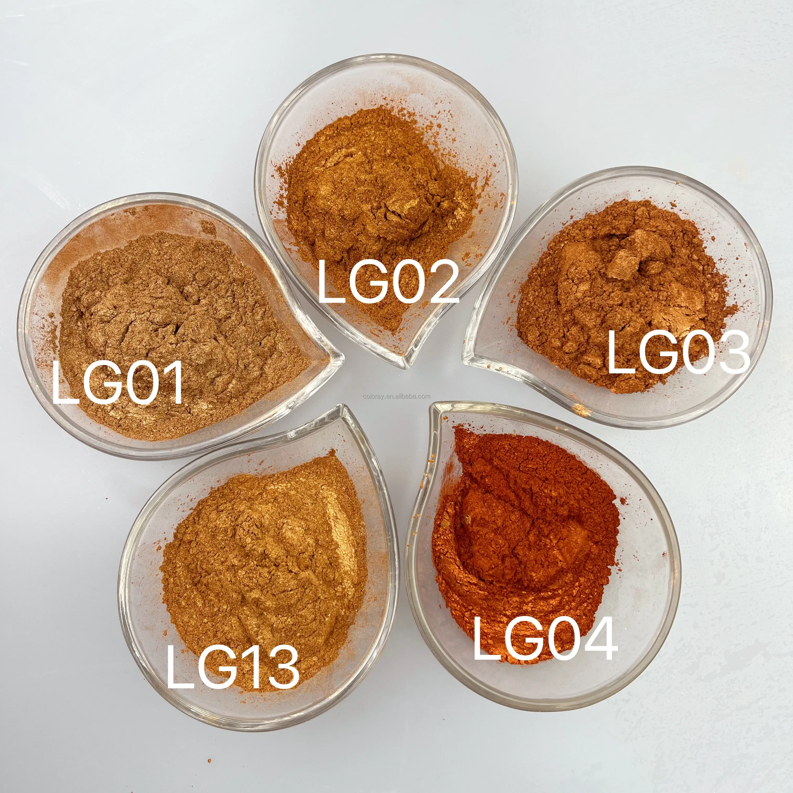 Coloray Pearlescent Pigment Powder Manufacturers Inorganic Pigment for Artificial Leather paint coating