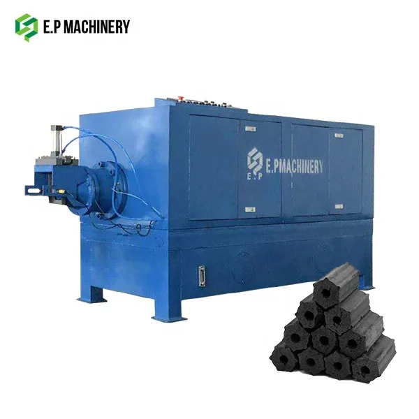 
High density charcoal compressing machine / hexagon shape charcoal briquette press making machine 
