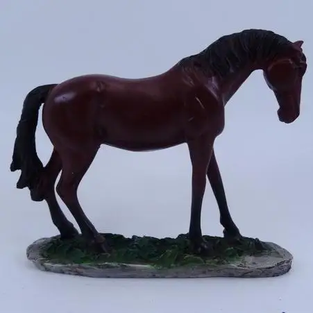 Customized Resin Golden Horse Figurine Statue Resin Cafts For Fengshui Home Decor