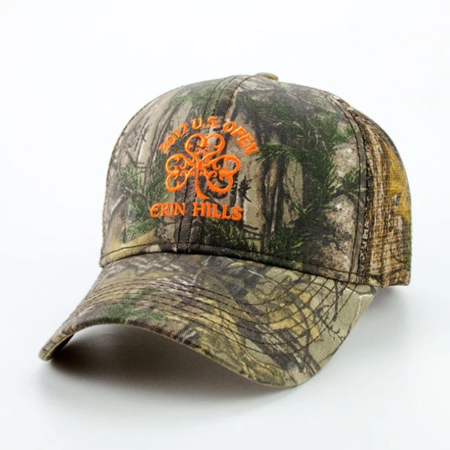 Custom camo Sports mens Embroidery dad hats outdoor Tactical hunting camp caps 6 panel mesh Baseball Hat vintage camouflage Cap