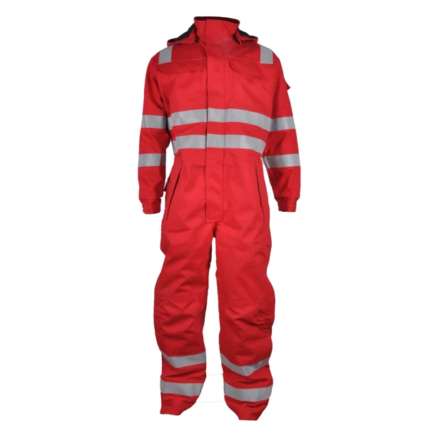 Muti-function protective north Europe winter flame retardant coverall with water resistant