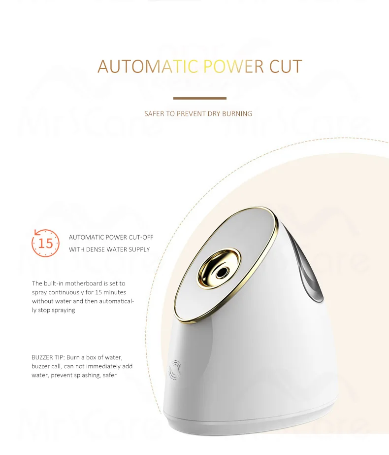 Best selling design private label facial steamer beauty care nano spray machine mini facial device portable with mirror