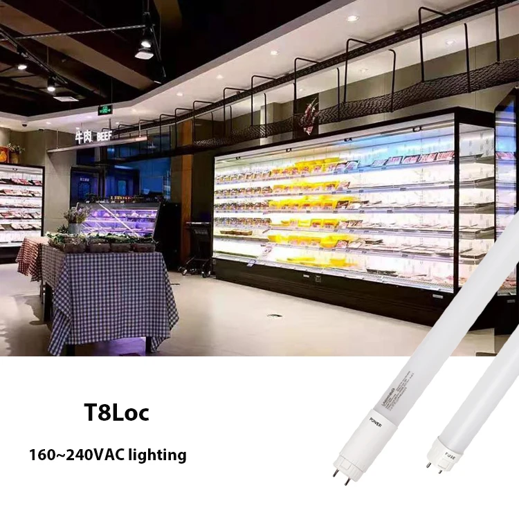 
IP20 Waterproof Supermarket Food Freezer Fresh Meat lighting Refrigerated Led Tube Light 