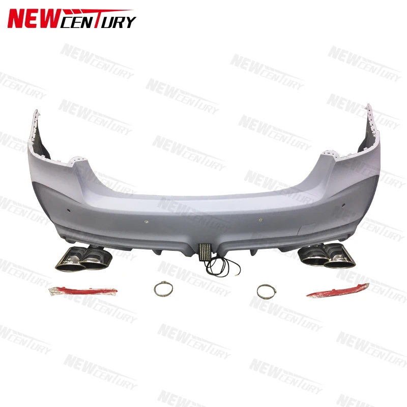 Suitable for 2017-2019 BMW 5 Series G30 38 front bumper rear bumper skirt FRP material Wald style