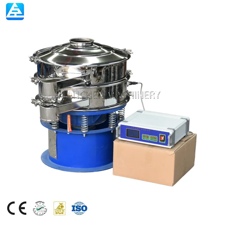High frequency circular rotating chemical powder ultrasonic vibrating screen sieve
