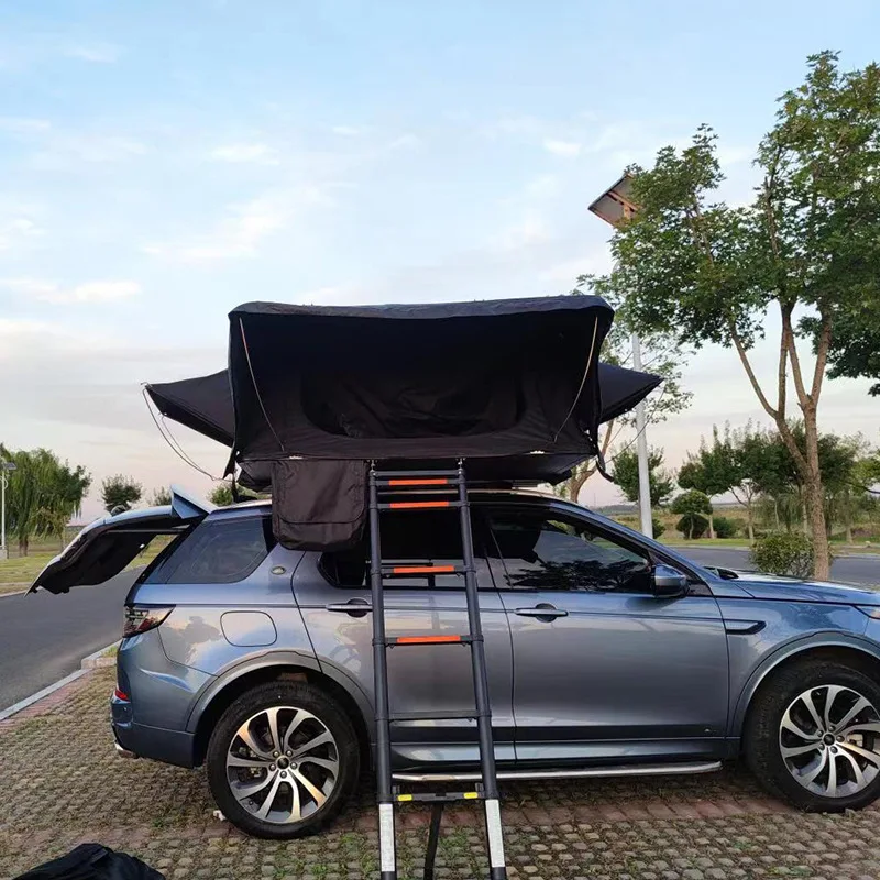 Anti-uv auto new waterproof arb camping automatic hard shell soft air car roof top tent 2 people