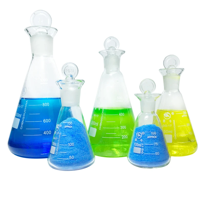 High quality 250ml transparent glass Iodine ration flask with a scale Laboratory glassware
