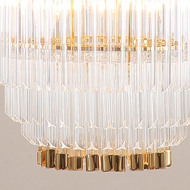 Hotel Chandelier Luxury Crystal Chandeliers for Hotel Lobby Foyer Stair Stairwell Restaurant Mall K9 Gold Crystal Pendant