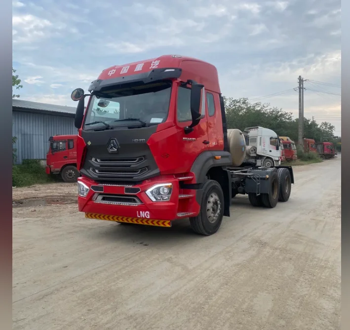 Дизельный трактор с ручным приводом Horse350-560hp Подержанный Sinotruck haohan для продажи