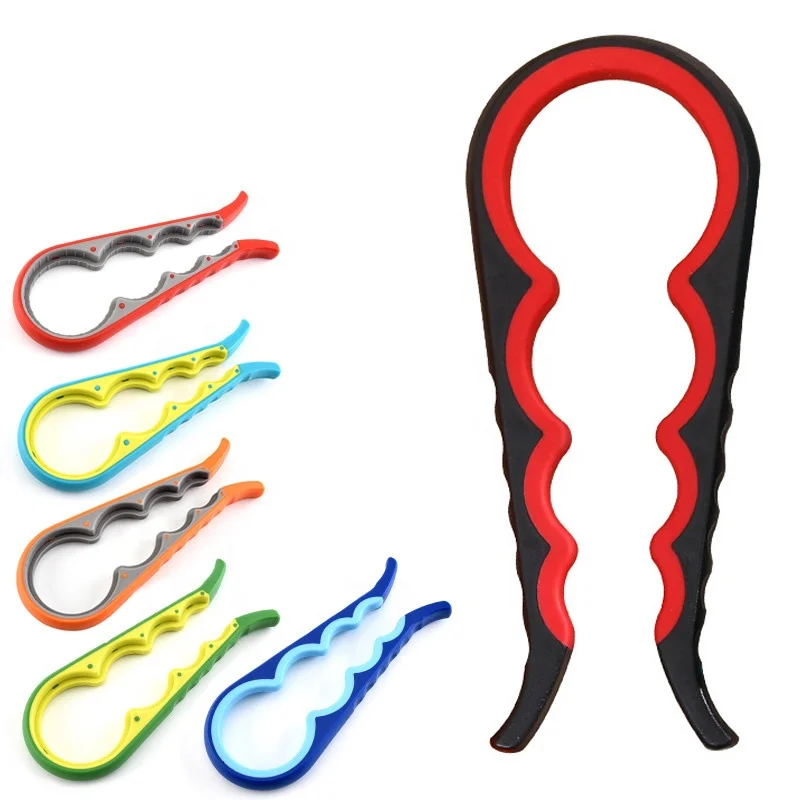 4 in 1 Kitchen Tool Multipurpose Plastic Lightweight Labor Saving Safety Manual Can Opener