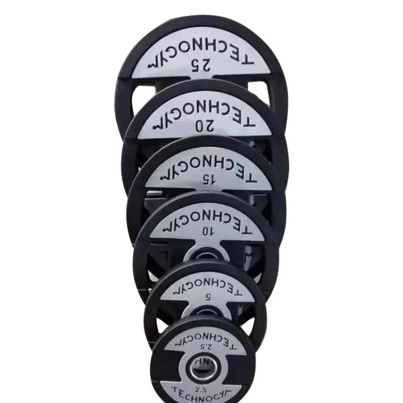 Hot Sale Professional gym Weight Plate strength Fitness Equipment PU Weight Plate For Gym Club