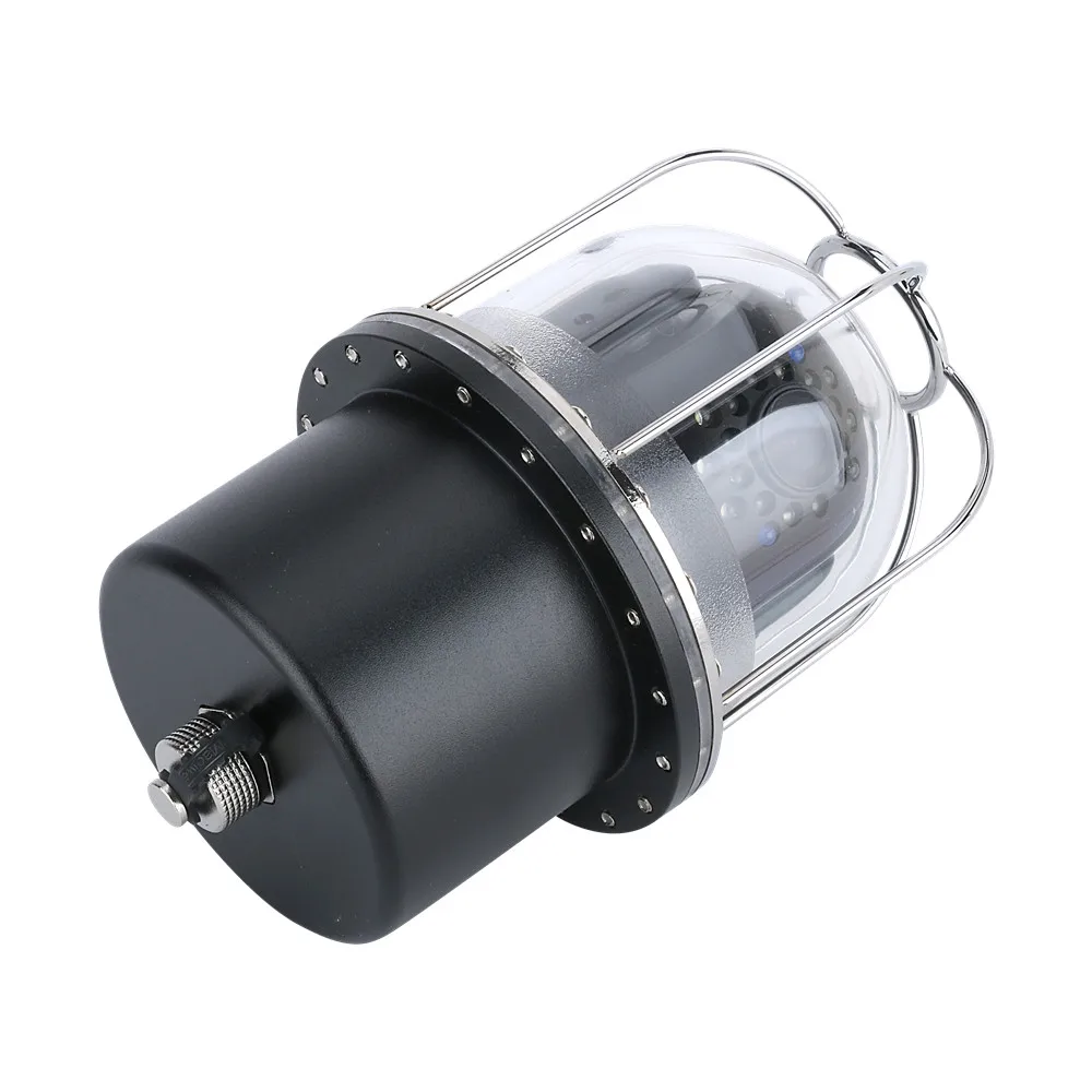 10 Inch 100m Underwater Fishing Video Camera Fish Finder IP68 Waterproof 20 LEDs 360 Degree Rotating Dome  Rotating Panoramic