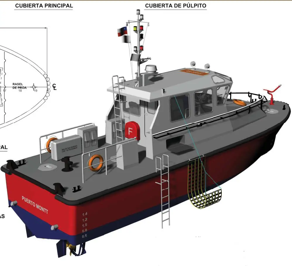 Grandsea 14m /46ft Malaysia Steel Harbor Pilot Boat for Sale