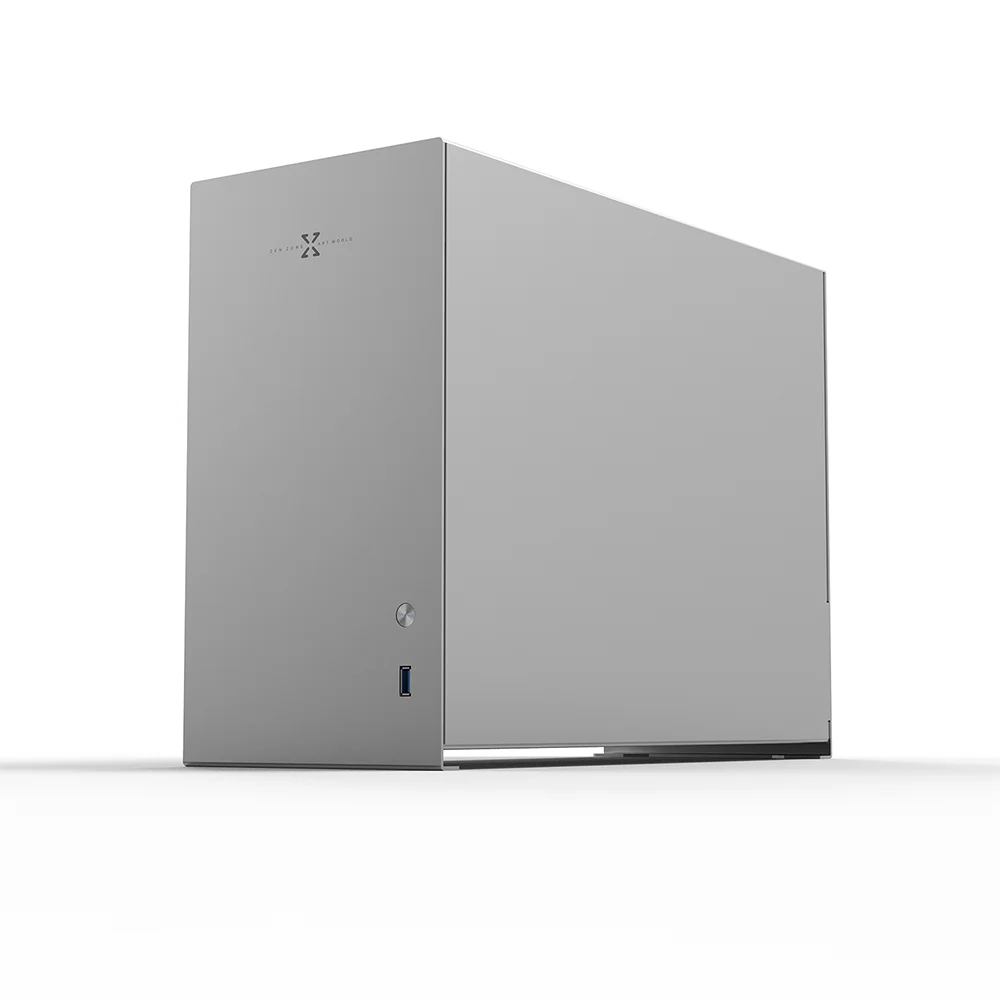  Корпус MATX ZZAW C3 алюминиевый корпус для настольного компьютера ПК с установкой «сделай сам» игр и домашнего