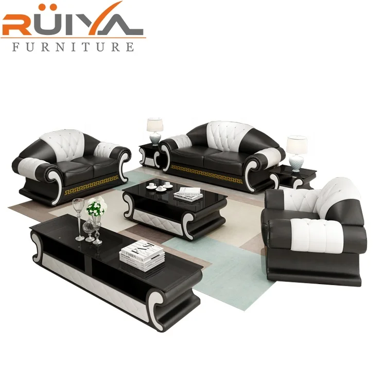 Ruiya Furniture Australia hot sell luxury design latest sale modern sectional sofa furniture set 123