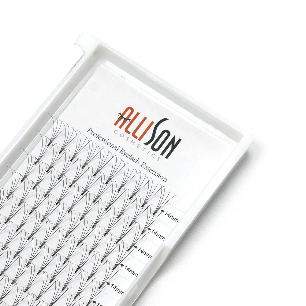 New product Song Lashes Pure darker black material 10D 12D 14D slim pointy base Premade Volume Fans