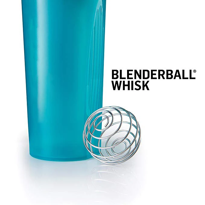 
600ML BPA Free Colorful Gym Sports Plastic Shaker Bottle For Protein With Mixing Ball 