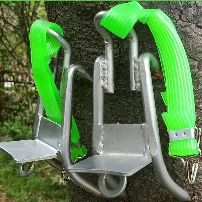 factory price tree climbing harness equipment iron shoes brand pruning tree climber spikes