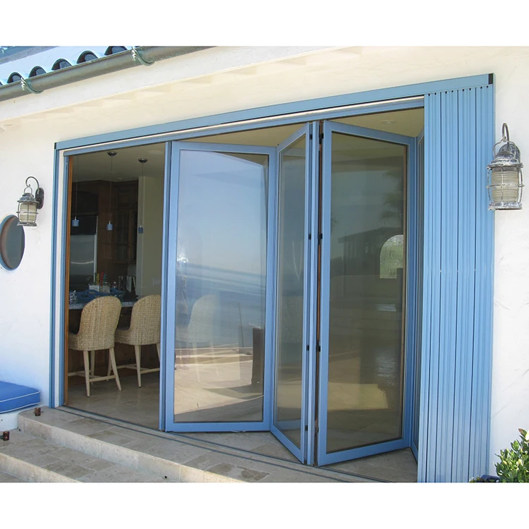 10 Year Warranty Anodized Economic Folding Exterior Bifold Door