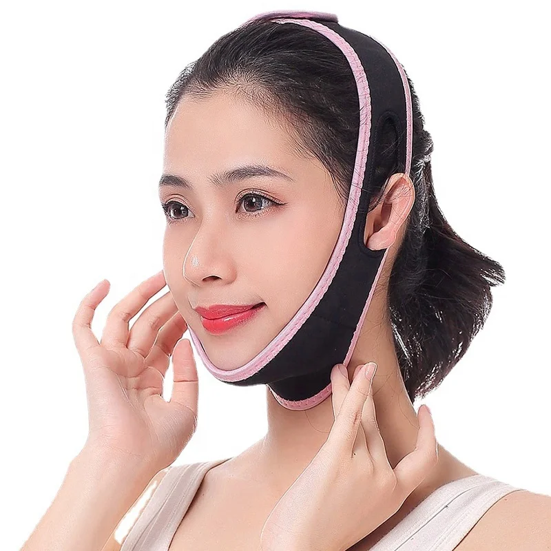 Hot Sale Correct Sleep Mouth Breathing Solid Face Compression Chin Rest Belt Anti Snoring Belt
