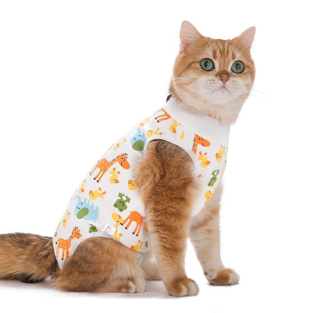 Cat neutering clothes Cat postpartum clothes spring and summer cat surgical clothes Anti-licking weaning