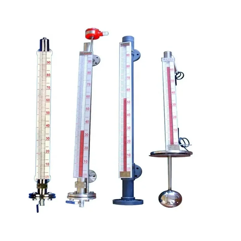 Boiler Oil Tank Mechanical Float Water Level Meter Sensor Indicator Magnetic Flap Level Gauge Manual Valve Safety 1 PCS CN;CHO
