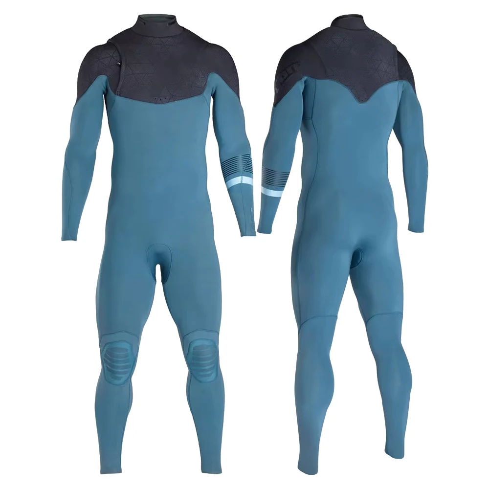 Wholesale Custom Logo Chest Zip 4/3 Wet Suits for Men Printed Yamamoto Neoprene Water Surfing Diving Wetsuit