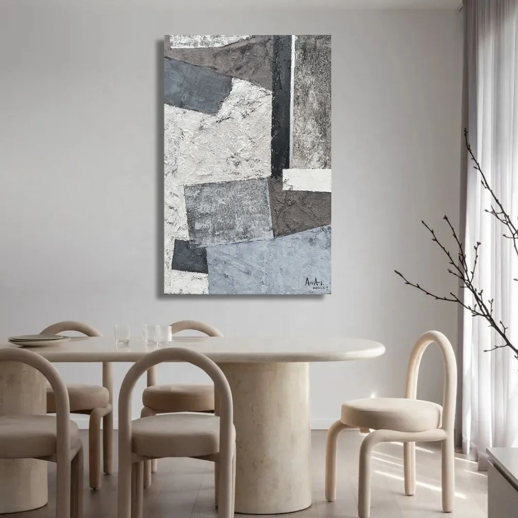 Newest Chinese Flamingo Modern Northern Europe Style Oil Painting on Canvas Home Decor Wall Art