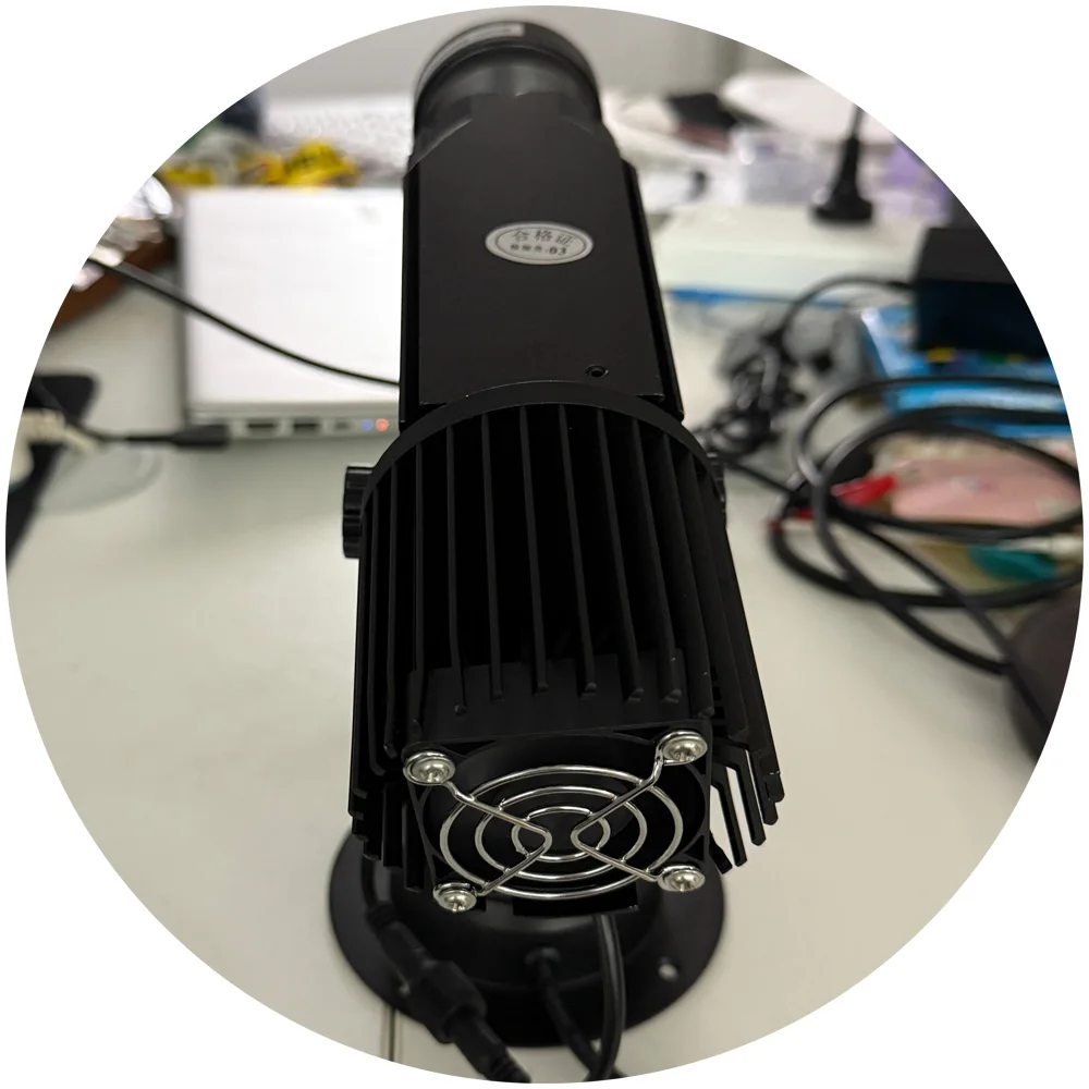 indoor led logo light projector with zoom OEM projector customized with good price laser 30W 50W logo gobo projector