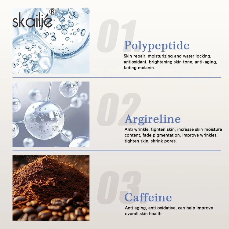 Wholesale Organic Skin Care Eye Lifting Cream Collagen Caffeine Hydrating Anti-Aging Instant Eye Cream