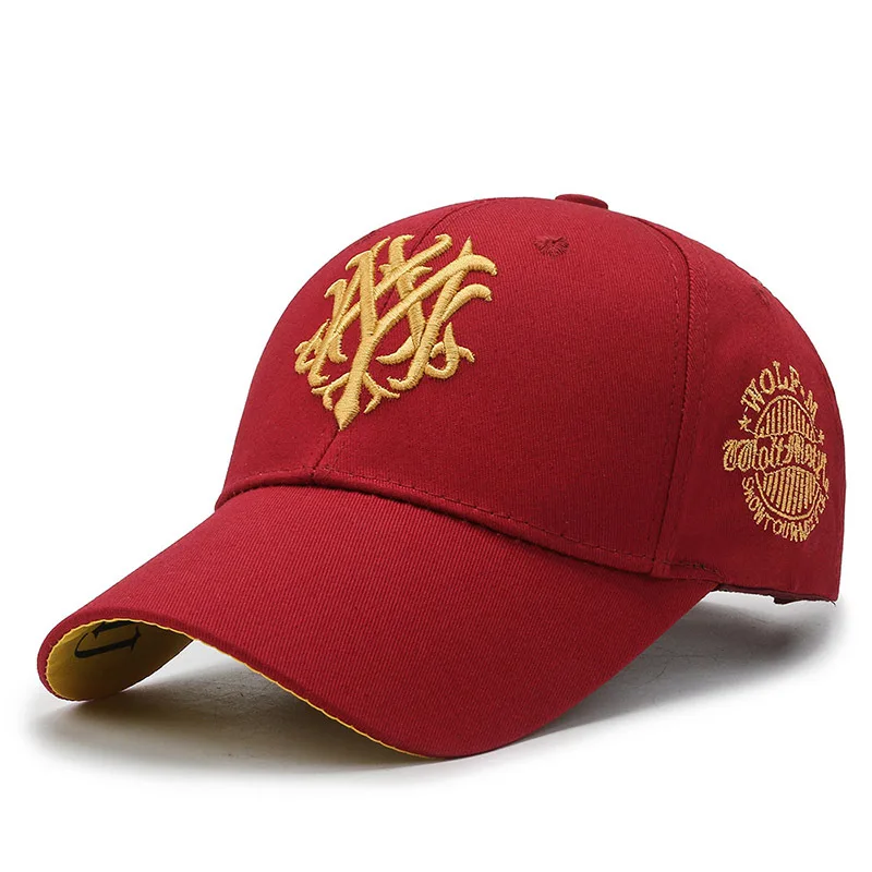 Embroidered Sport male Fashion Stylish Wholesale fitted baseball cap with custom logo