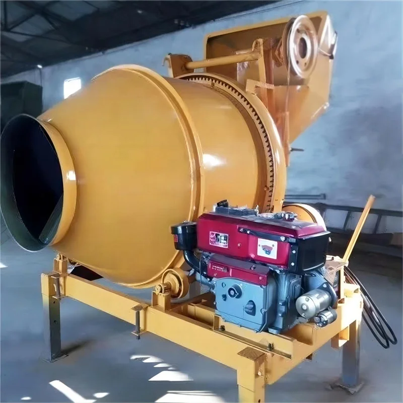 Rent JZC350 Diesel Concrete Cement Slurry Mixer and Pump 350 Liter