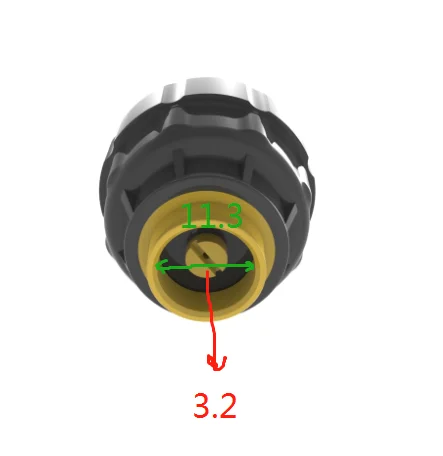Mining truck 6 wheel 200psi 11.8mm 12mm external tpms wireless tire pressure monitoring system for big otr truck tire