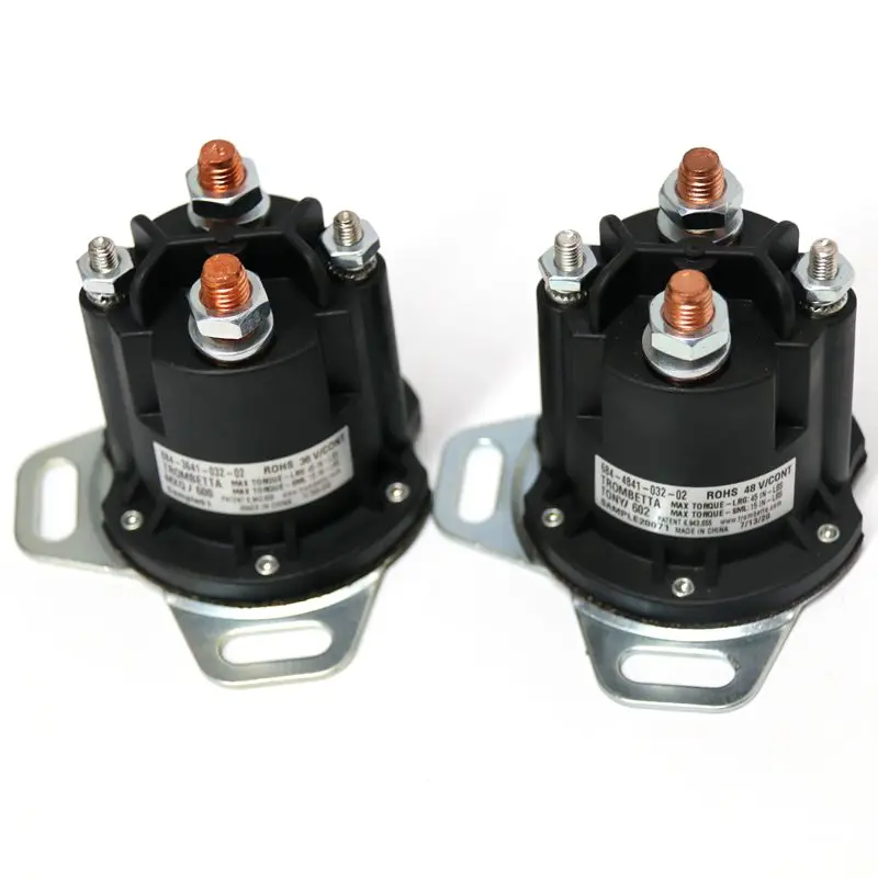 E-Z-G-O R-X-V Club Car Golf Cart Parts Power Relay Contact Solenoid 48v For Golf Cart Use With Cheap Price